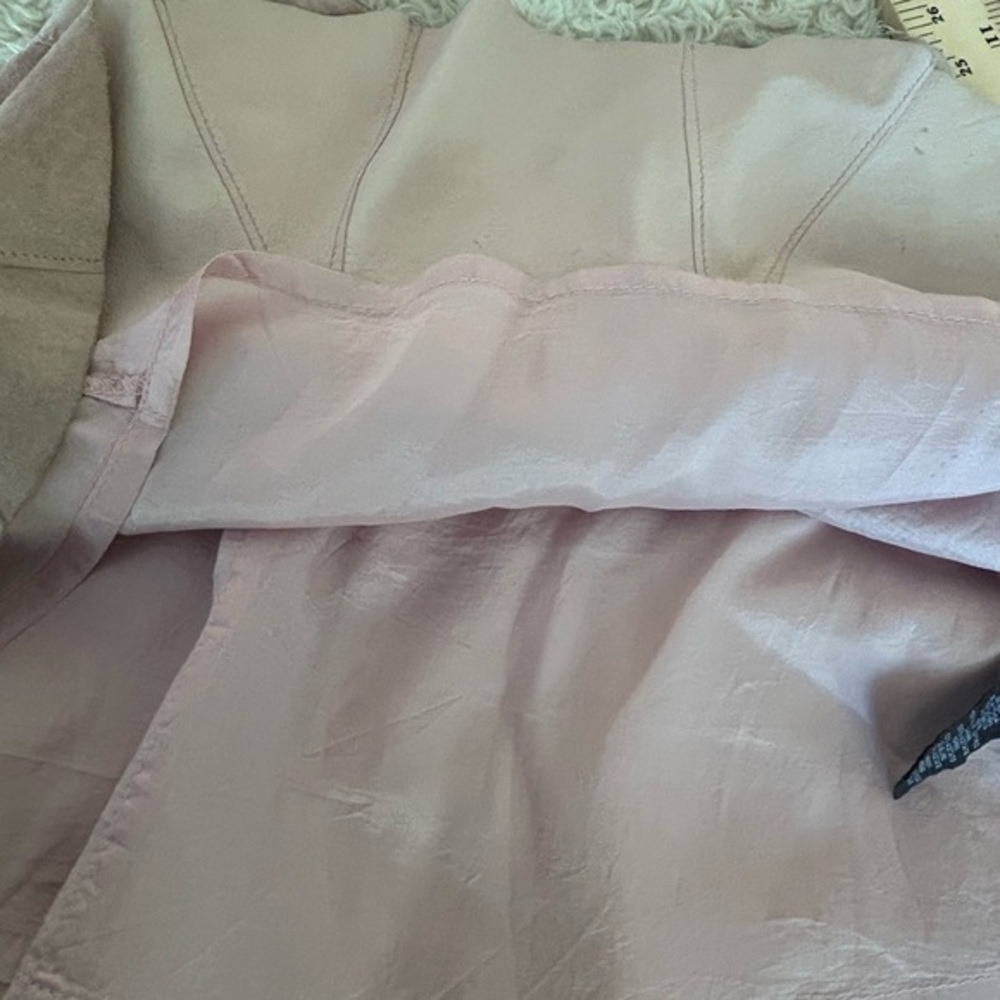 bebe Dusty Pink Mini Skirt with Belt - Picture 7 of 7